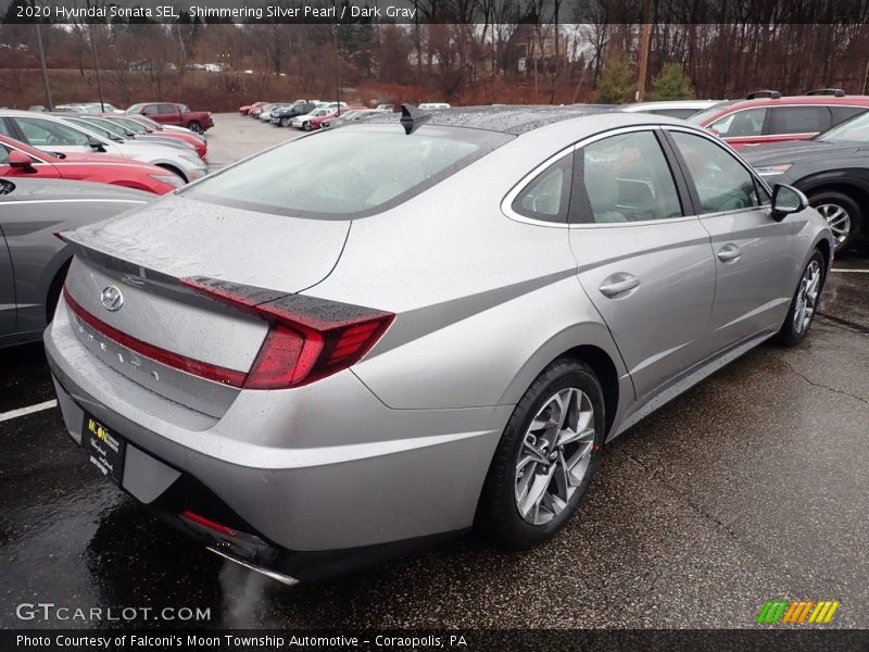 Shimmering Silver Pearl / Dark Gray 2020 Hyundai Sonata SEL