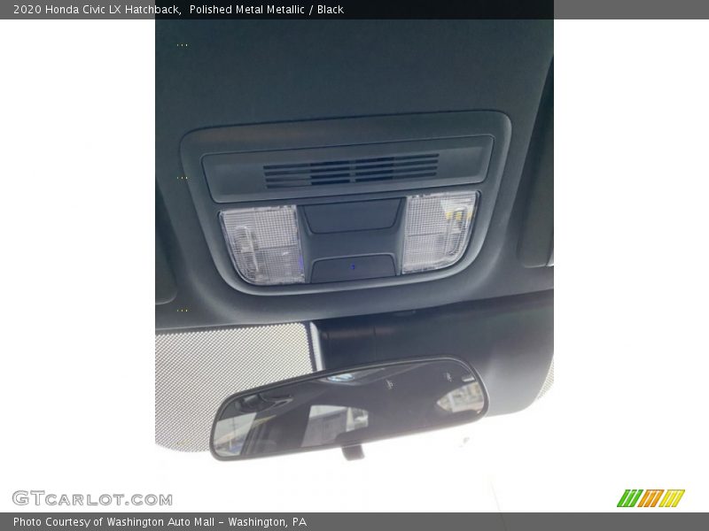 Polished Metal Metallic / Black 2020 Honda Civic LX Hatchback