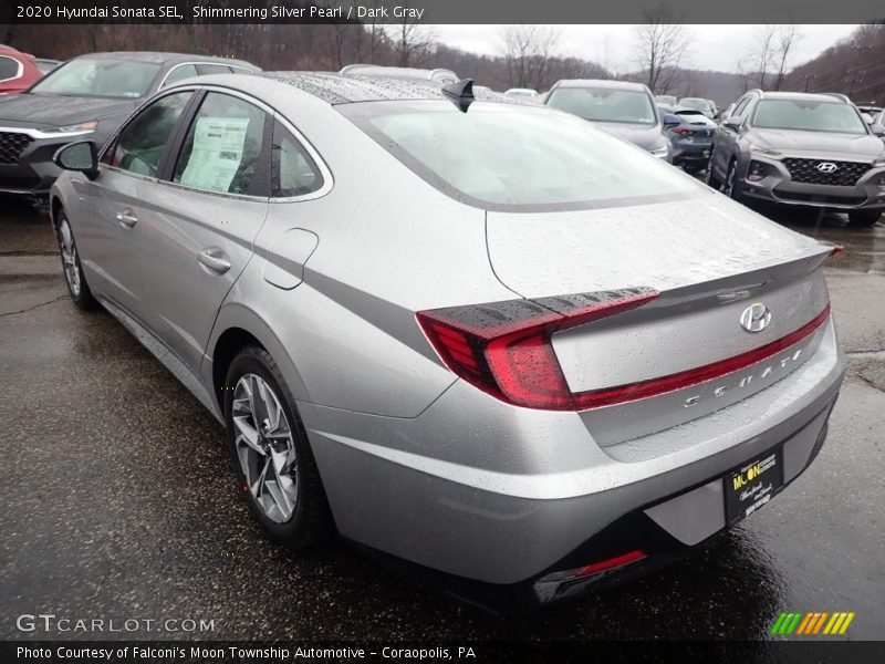 Shimmering Silver Pearl / Dark Gray 2020 Hyundai Sonata SEL