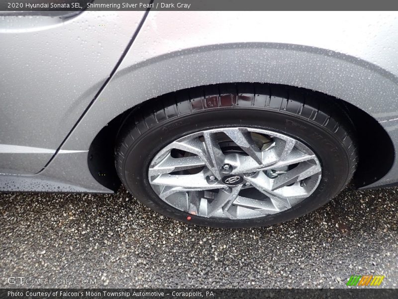 Shimmering Silver Pearl / Dark Gray 2020 Hyundai Sonata SEL