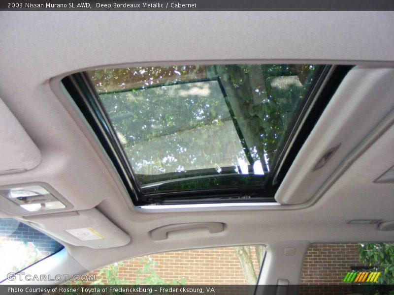 Deep Bordeaux Metallic / Cabernet 2003 Nissan Murano SL AWD