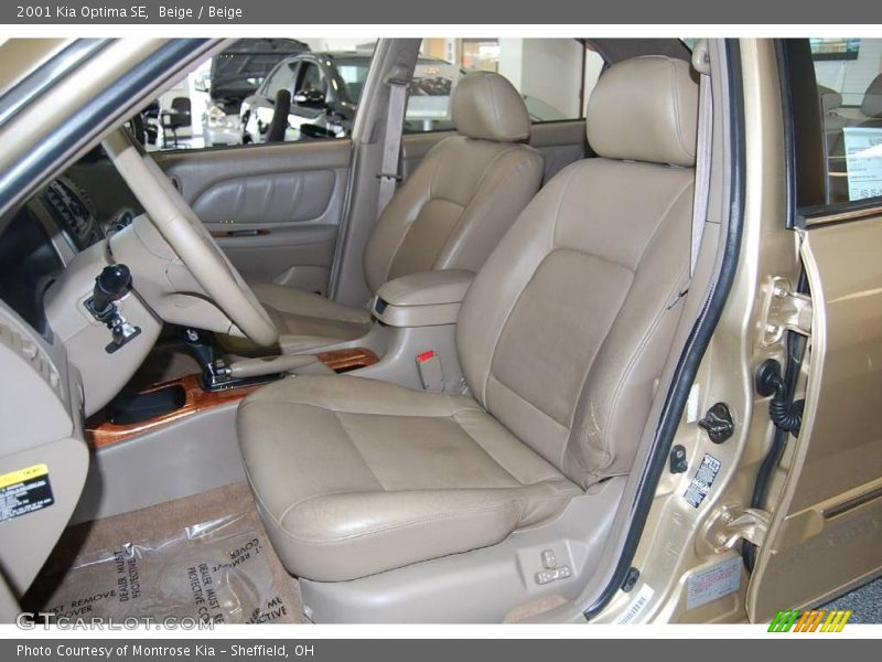 Beige / Beige 2001 Kia Optima SE