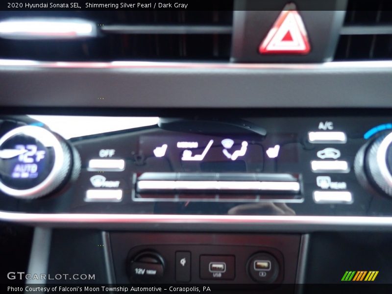Shimmering Silver Pearl / Dark Gray 2020 Hyundai Sonata SEL