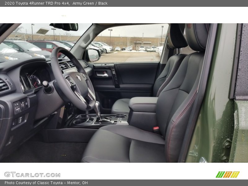 Front Seat of 2020 4Runner TRD Pro 4x4