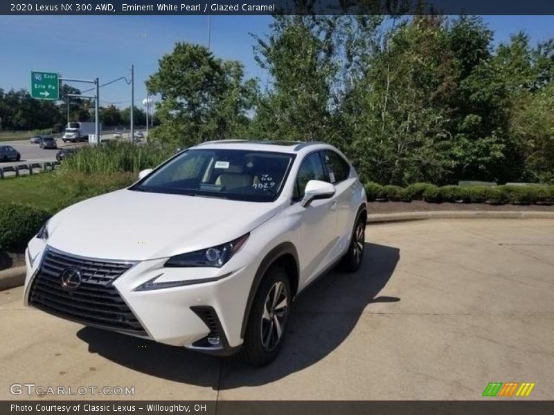 Eminent White Pearl / Glazed Caramel 2020 Lexus NX 300 AWD