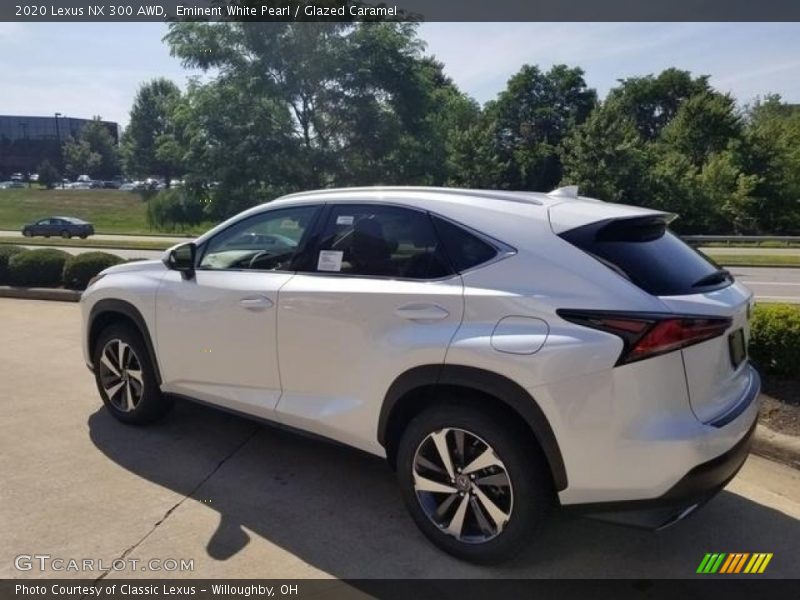 Eminent White Pearl / Glazed Caramel 2020 Lexus NX 300 AWD