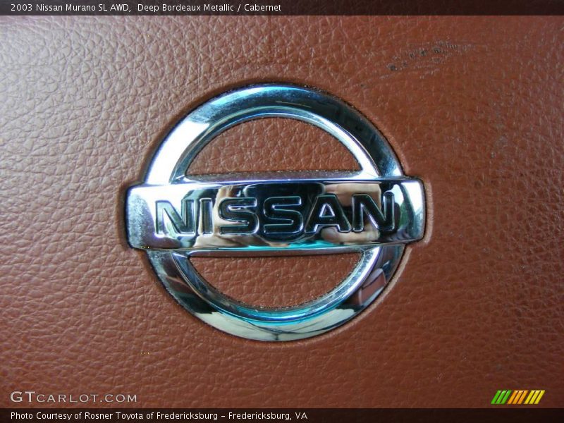 Deep Bordeaux Metallic / Cabernet 2003 Nissan Murano SL AWD