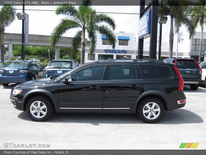 Black / Anthracite Black 2008 Volvo XC70 AWD