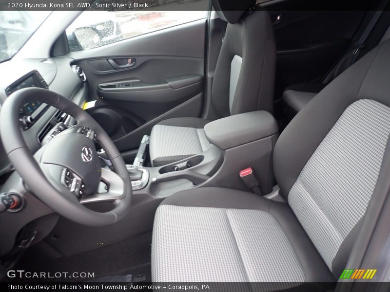 Sonic Silver / Black 2020 Hyundai Kona SEL AWD