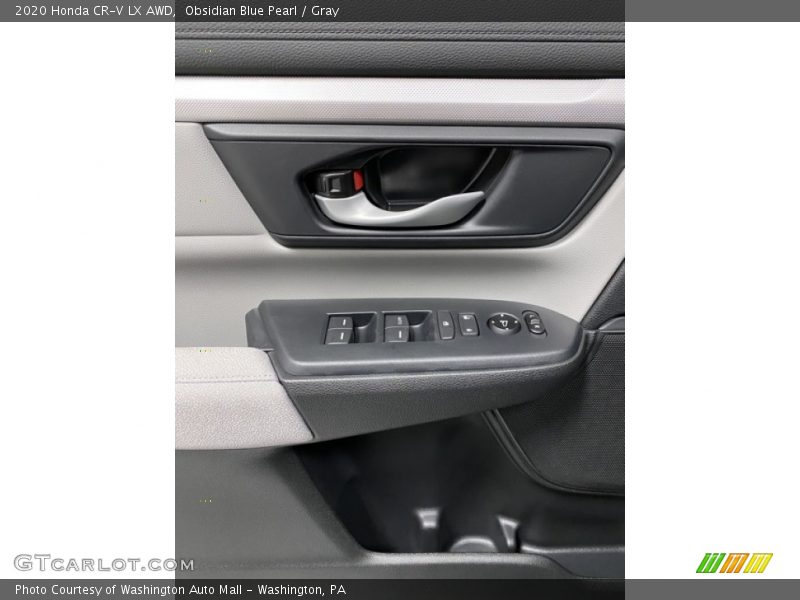 Obsidian Blue Pearl / Gray 2020 Honda CR-V LX AWD
