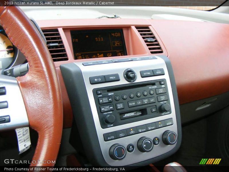 Deep Bordeaux Metallic / Cabernet 2003 Nissan Murano SL AWD