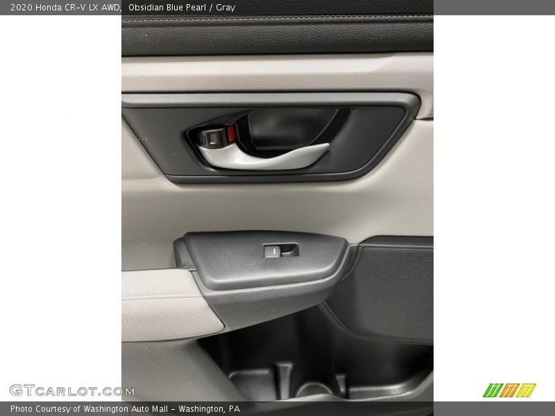 Obsidian Blue Pearl / Gray 2020 Honda CR-V LX AWD