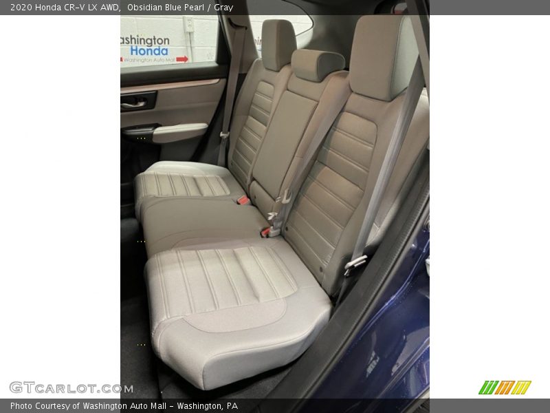 Obsidian Blue Pearl / Gray 2020 Honda CR-V LX AWD