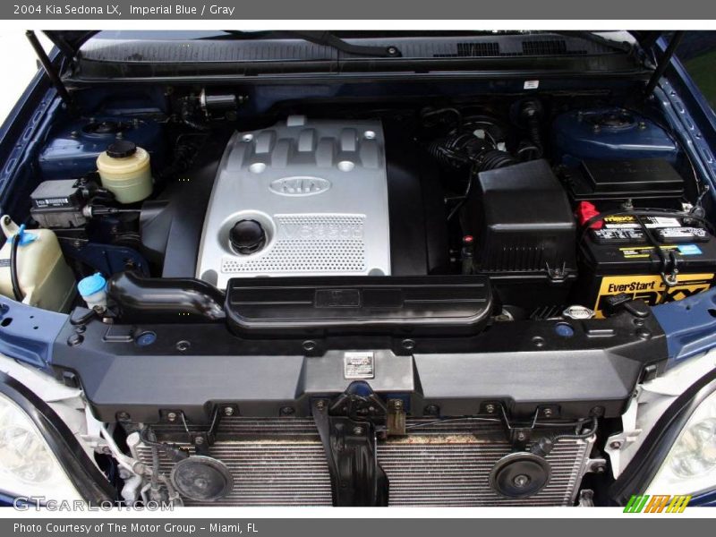 Imperial Blue / Gray 2004 Kia Sedona LX