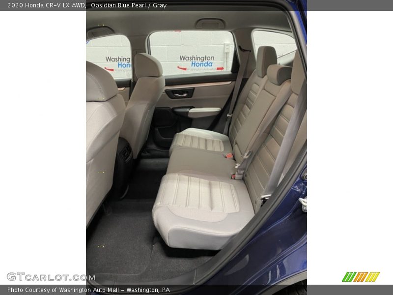 Obsidian Blue Pearl / Gray 2020 Honda CR-V LX AWD