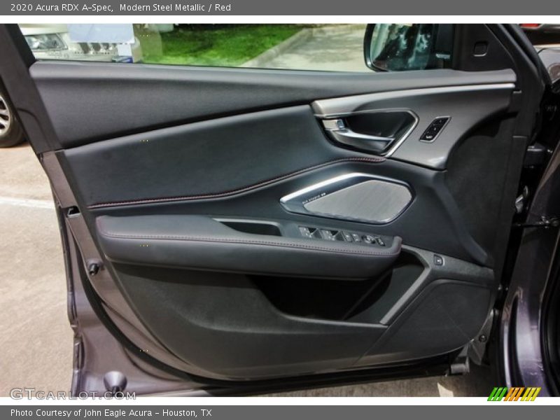 Modern Steel Metallic / Red 2020 Acura RDX A-Spec