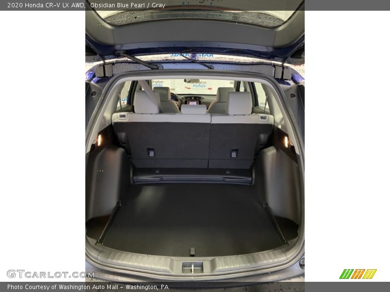 Obsidian Blue Pearl / Gray 2020 Honda CR-V LX AWD