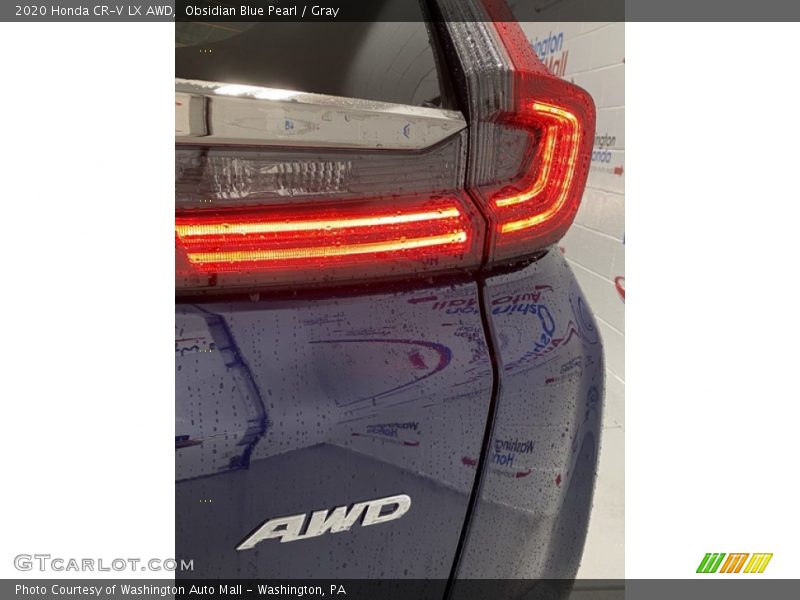 Obsidian Blue Pearl / Gray 2020 Honda CR-V LX AWD