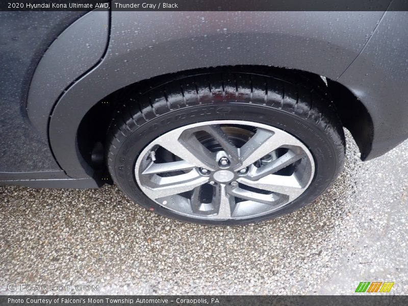 Thunder Gray / Black 2020 Hyundai Kona Ultimate AWD