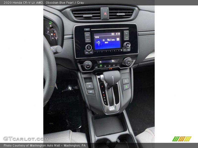 Obsidian Blue Pearl / Gray 2020 Honda CR-V LX AWD
