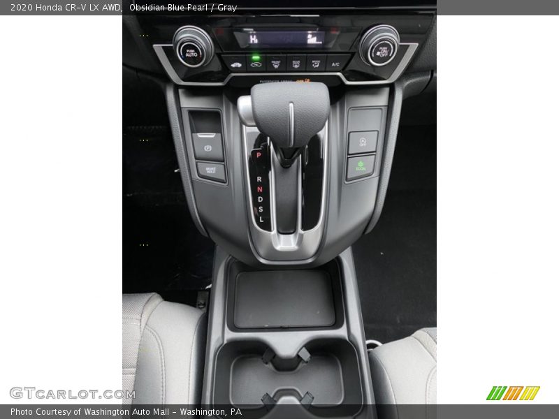 Obsidian Blue Pearl / Gray 2020 Honda CR-V LX AWD