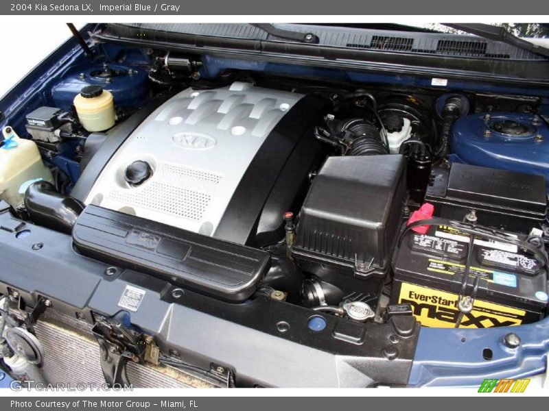 Imperial Blue / Gray 2004 Kia Sedona LX