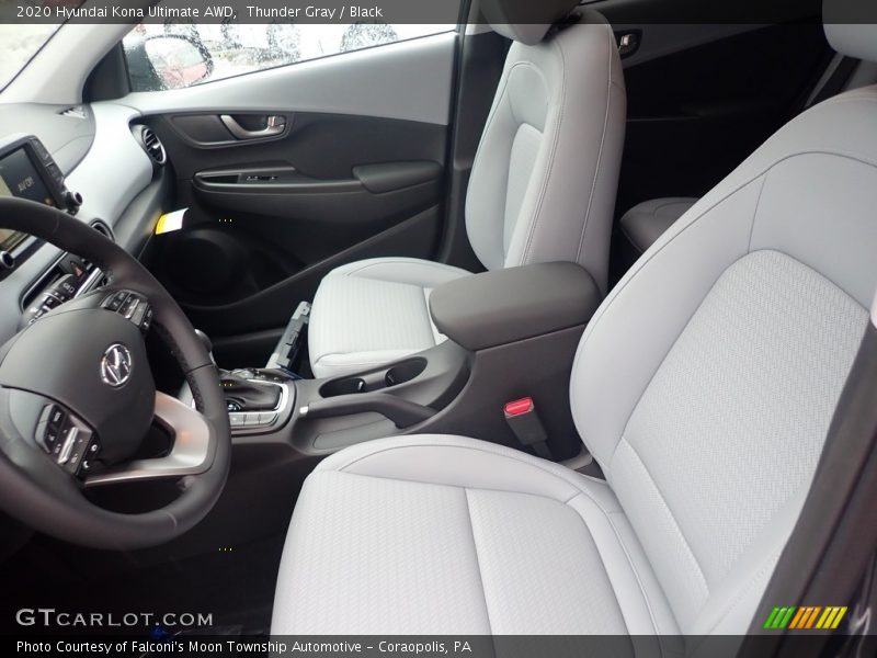 Thunder Gray / Black 2020 Hyundai Kona Ultimate AWD