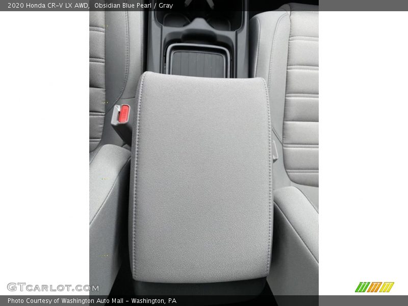Obsidian Blue Pearl / Gray 2020 Honda CR-V LX AWD