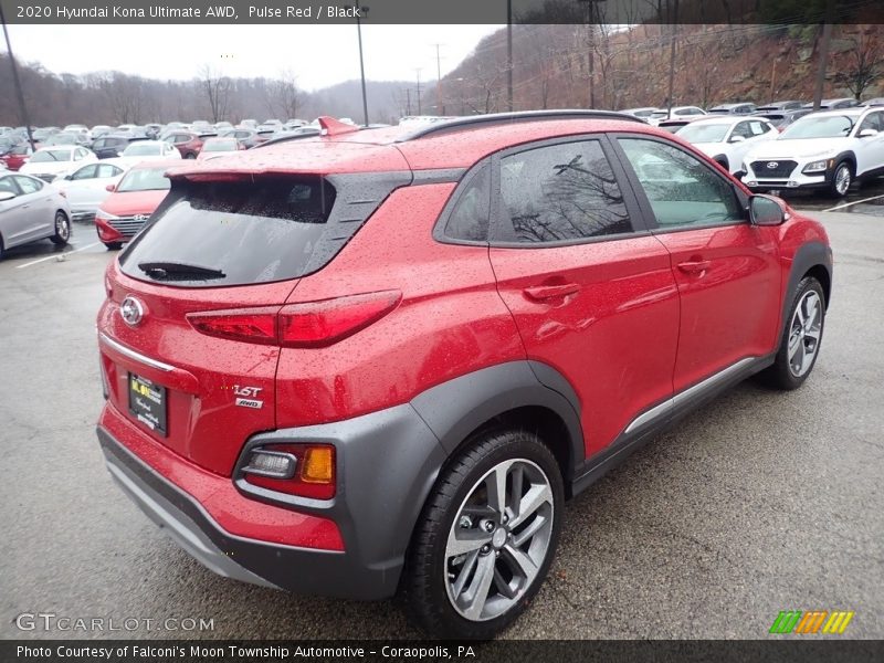 Pulse Red / Black 2020 Hyundai Kona Ultimate AWD