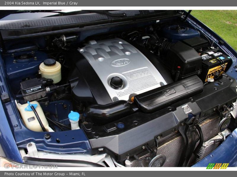 Imperial Blue / Gray 2004 Kia Sedona LX