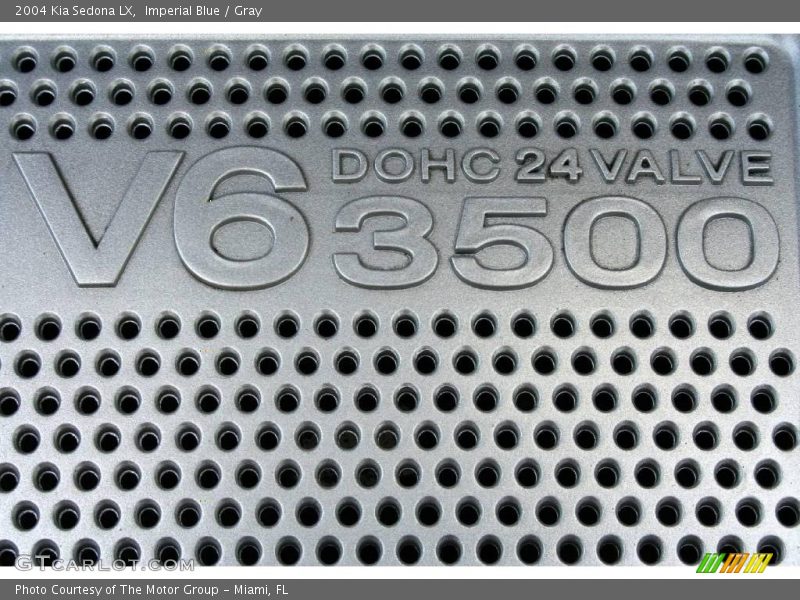 Imperial Blue / Gray 2004 Kia Sedona LX