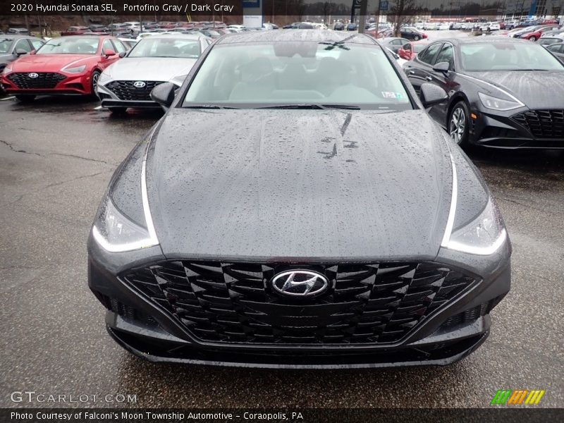 Portofino Gray / Dark Gray 2020 Hyundai Sonata SEL