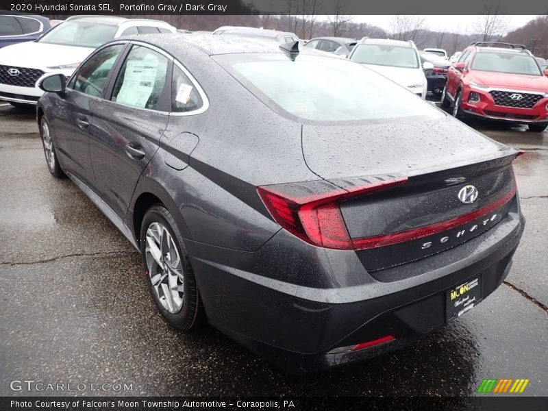 Portofino Gray / Dark Gray 2020 Hyundai Sonata SEL