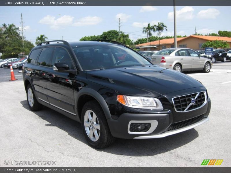Black / Anthracite Black 2008 Volvo XC70 AWD
