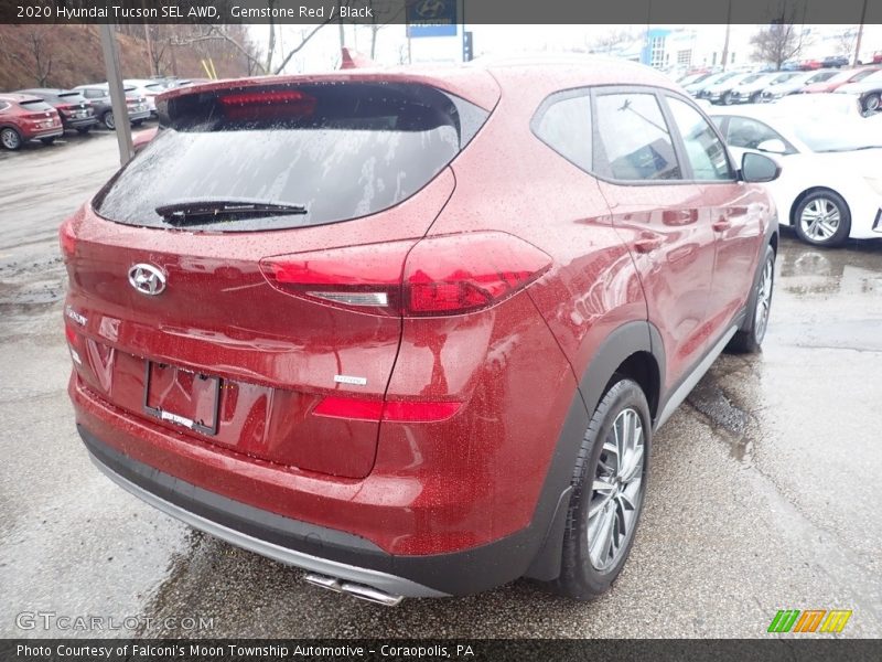Gemstone Red / Black 2020 Hyundai Tucson SEL AWD