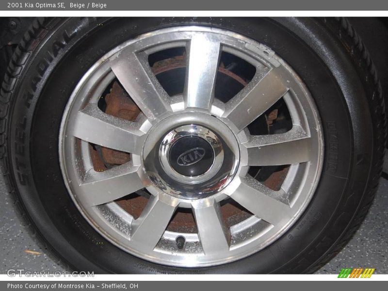 Beige / Beige 2001 Kia Optima SE