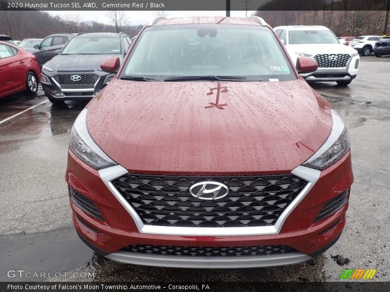 Gemstone Red / Black 2020 Hyundai Tucson SEL AWD