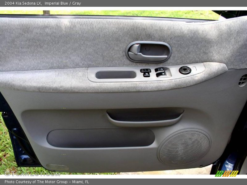 Imperial Blue / Gray 2004 Kia Sedona LX