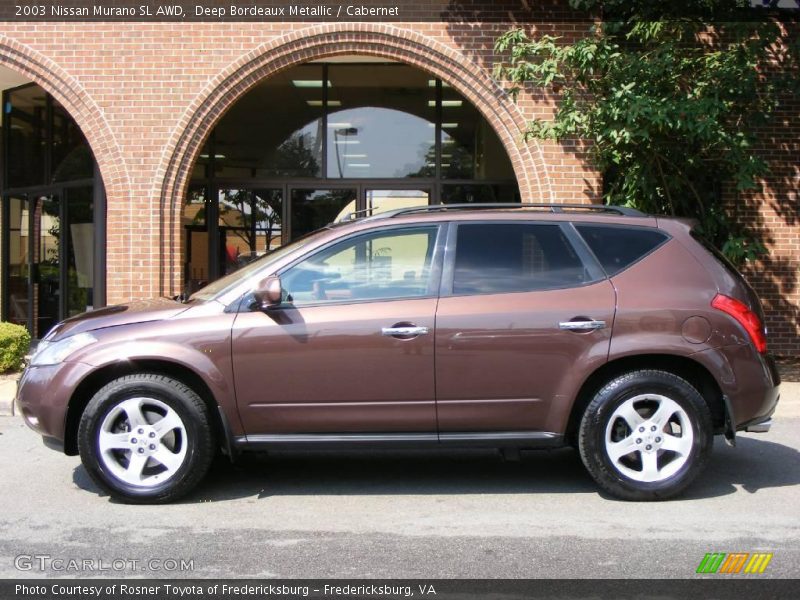 Deep Bordeaux Metallic / Cabernet 2003 Nissan Murano SL AWD
