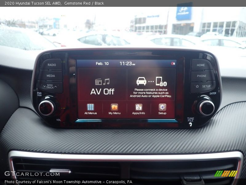 Gemstone Red / Black 2020 Hyundai Tucson SEL AWD