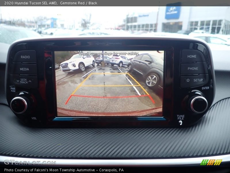 Gemstone Red / Black 2020 Hyundai Tucson SEL AWD