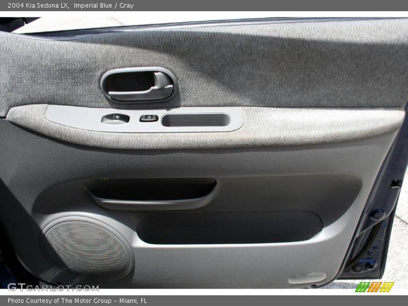 Imperial Blue / Gray 2004 Kia Sedona LX