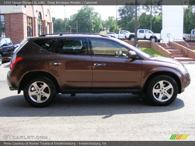 Deep Bordeaux Metallic / Cabernet 2003 Nissan Murano SL AWD