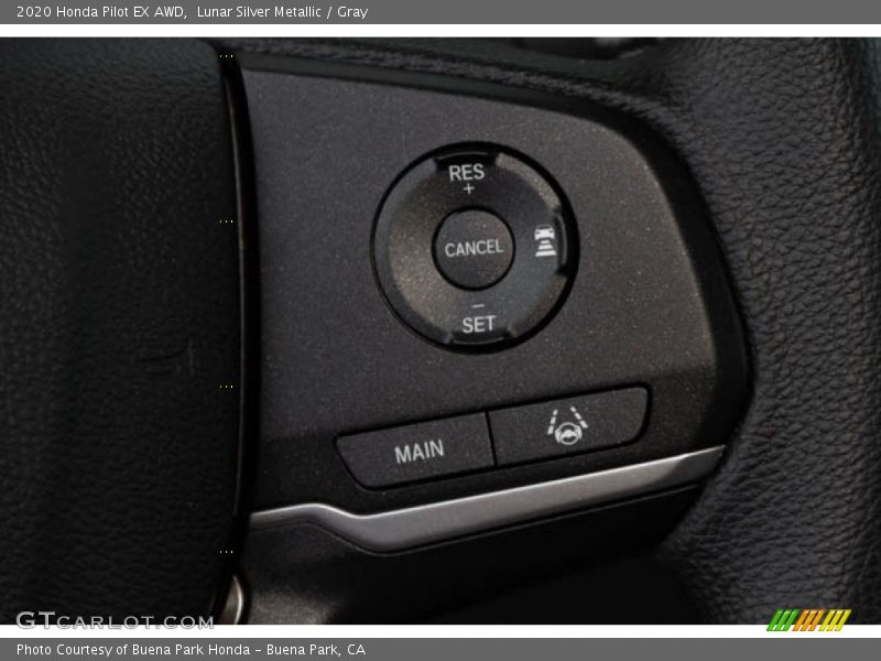 Lunar Silver Metallic / Gray 2020 Honda Pilot EX AWD
