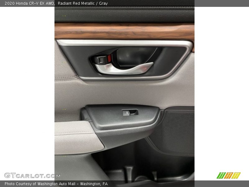 Radiant Red Metallic / Gray 2020 Honda CR-V EX AWD