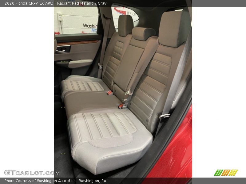 Radiant Red Metallic / Gray 2020 Honda CR-V EX AWD