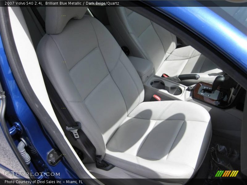Brilliant Blue Metallic / Dark Beige/Quartz 2007 Volvo S40 2.4i