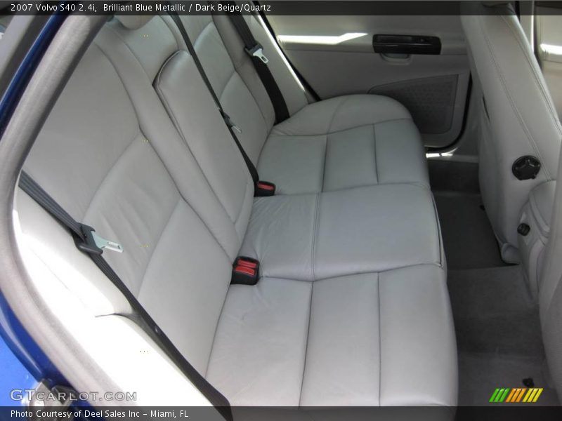 Brilliant Blue Metallic / Dark Beige/Quartz 2007 Volvo S40 2.4i