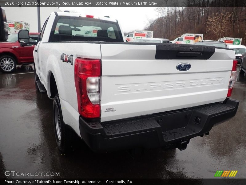Oxford White / Medium Earth Gray 2020 Ford F250 Super Duty XL Regular Cab 4x4
