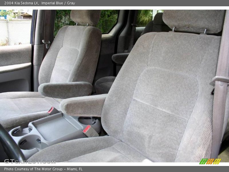 Imperial Blue / Gray 2004 Kia Sedona LX
